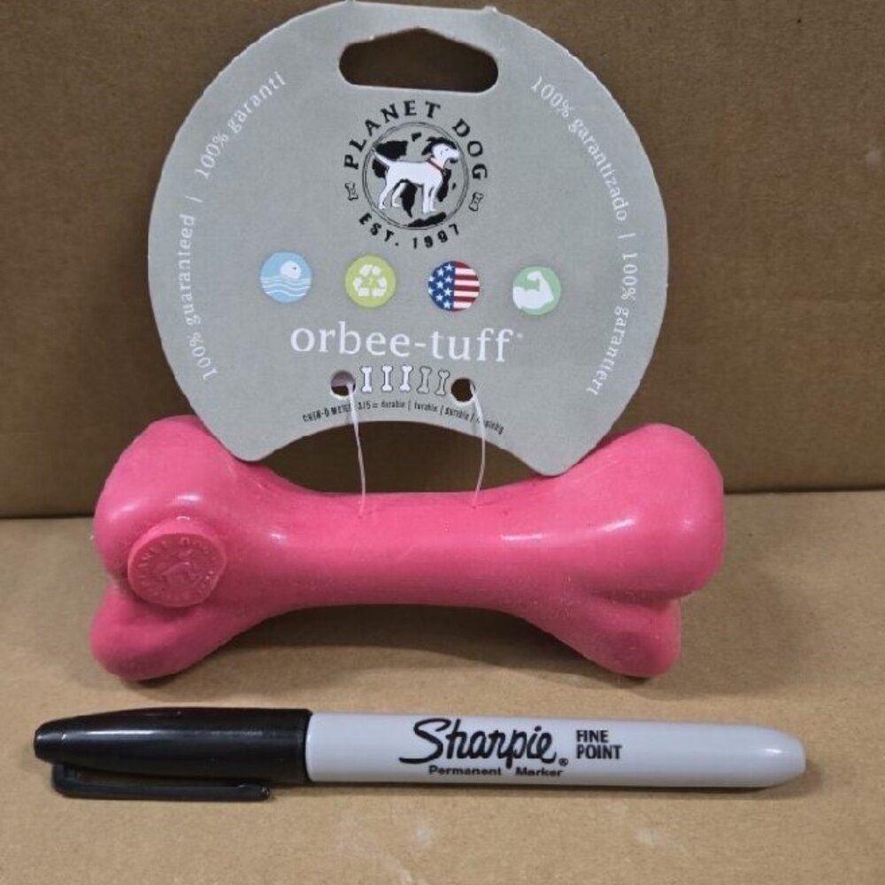 2 bone pkg Planet Dog Orbee Bone, Small 5"